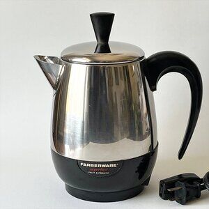 Vintage Farberware Electric Percolator Superfast Fully Automatic Coffee Pot